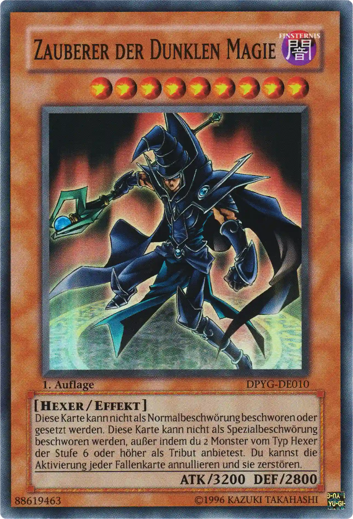 Zauberer der Dunklen Magie Yu-Gi-Oh! Karte DPYG-DE010 Super Rare