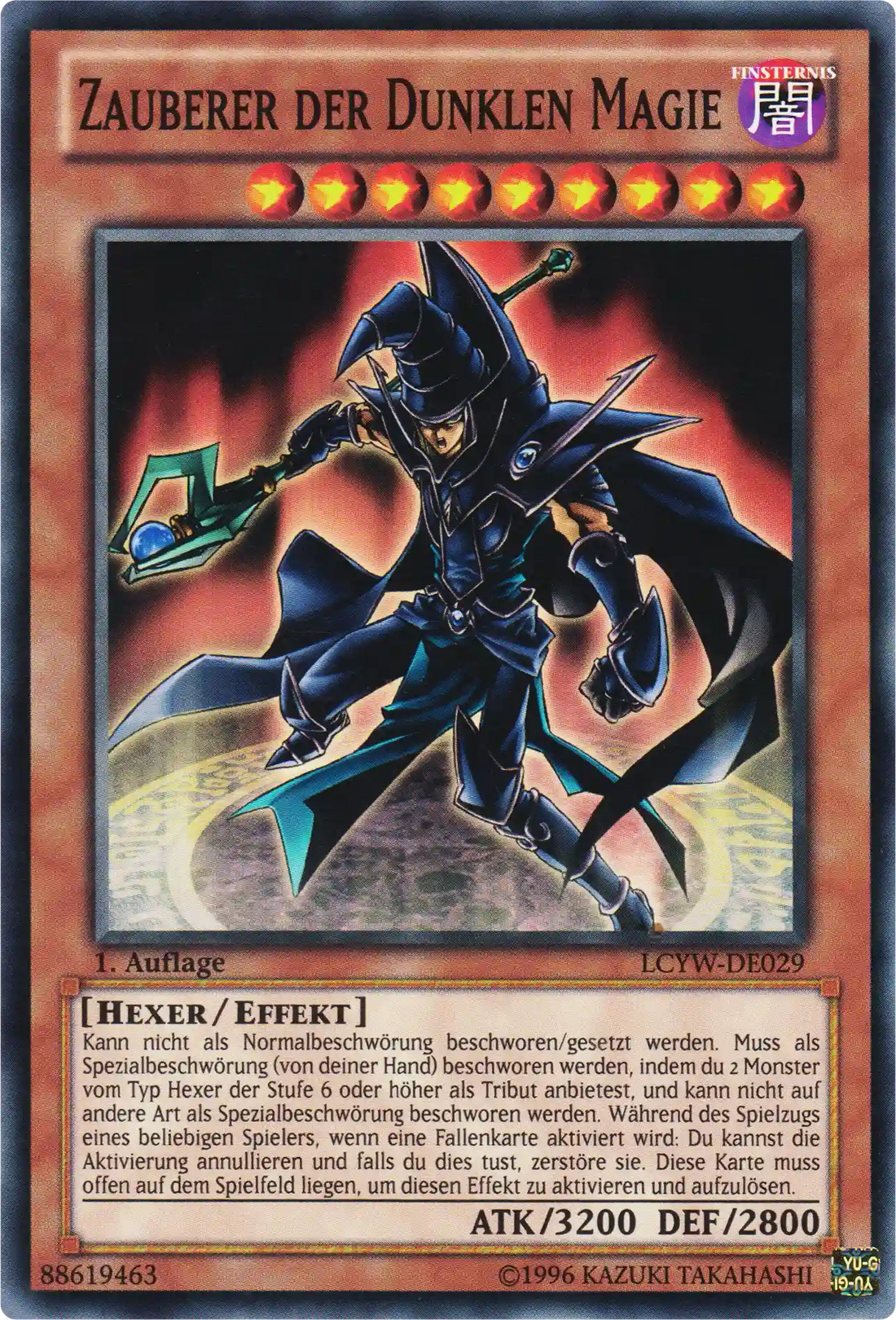 Zauberer der Dunklen Magie Yu-Gi-Oh! Karte LCYW-DE029 Common