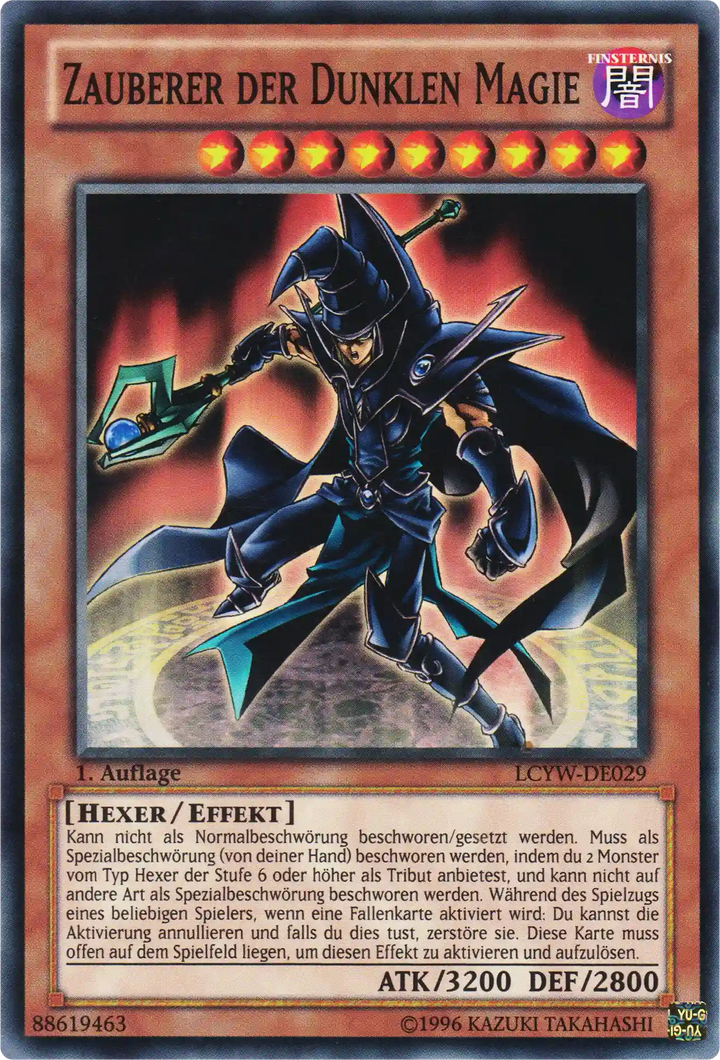 Zauberer der Dunklen Magie Yu-Gi-Oh! Karte LCYW-DE029 Common