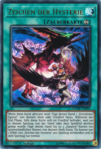 Zeichen der Hysterie Yu-Gi-Oh! Karte DUOV-DE093 Ultra Rare