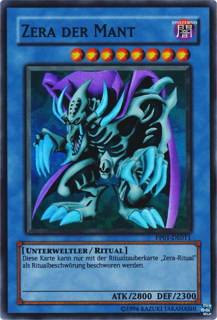 Zera der Mant Yu-Gi-Oh! Karte PP01-DE011 Super Rare