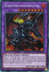Zerstörungsdrache Yu-Gi-Oh! Karte LCKC-DE108 Secret Rare