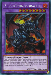 Zerstörungsdrache Yu-Gi-Oh! Karte LCKC-DE108 Secret Rare