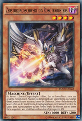 Zerstörungsschwert des Roboterbusters Yu-Gi-Oh! Karte BOSH-DE022 Common