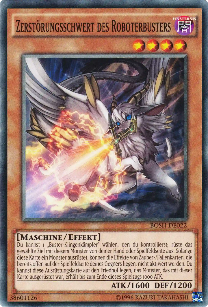 Zerstörungsschwert des Roboterbusters Yu-Gi-Oh! Karte BOSH-DE022 Common