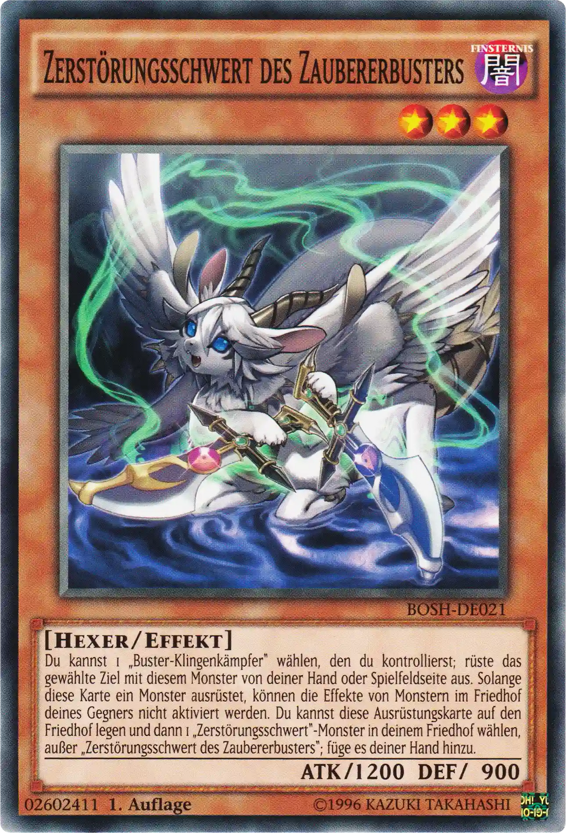 Zerstörungsschwert des Zaubererbusters Yu-Gi-Oh! Karte BOSH-DE021 Common