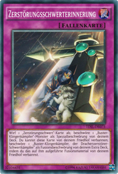 Zerstörungsschwerterinnerung Yu-Gi-Oh! Karte TDIL-DE075 Common