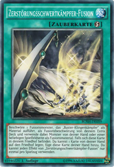 Zerstörungsschwertkämpfer-Fusion Yu-Gi-Oh! Karte BOSH-DE059 Common