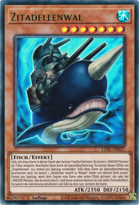 Zitadellenwal Yu-Gi-Oh! Karte LDS1-DE027 Green Ultra Rare