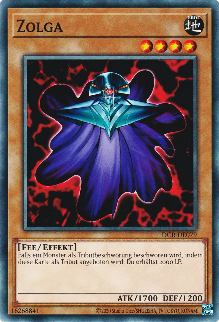 Zolga Yu-Gi-Oh! Karte DCR-DE079 Common