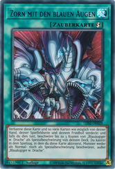 Zorn mit den blauen Augen Yu-Gi-Oh! Karte LDS2-DE029 Blue Ultra Rare