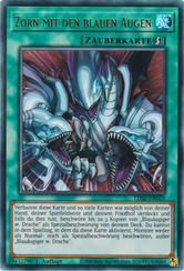 Zorn mit den blauen Augen Yu-Gi-Oh! Karte LDS2-DE029 Ultra Rare