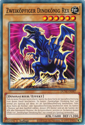 Zweiköpfiger Dinokönig Rex Yu-Gi-Oh! Karte DUNE-DE007 Common