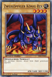Zweiköpfiger König Rex Yu-Gi-Oh! Karte SS03-DEA02 Common
