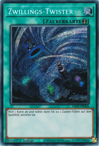 Zwillings-Twister Yu-Gi-Oh! Karte RA02-DE060 Secret Rare